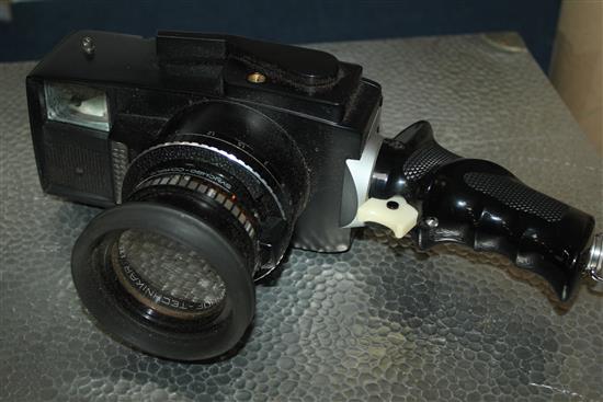 A Linhof 220 range finder camera,